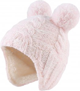 Zsedrut Winter Baby Boy Hats Pompom Baby Beanie for Girls Fleece Newborn Infant Toddler Beanie