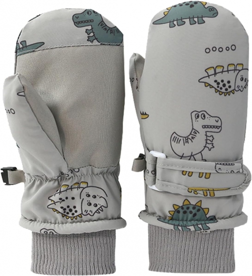 Toddler Mittens Waterproof Toddler Gloves Kids Snow Gloves Baby Winter Mittens Warm Fleece Kid Ski Gloves - Click Image to Close